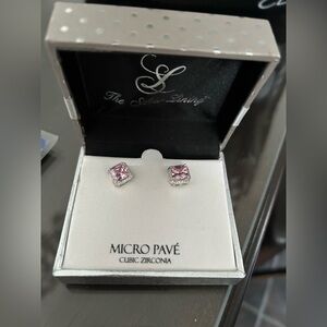 Kohl’s New The Silver Lining Cubic Zirconia Micro Pave earrings